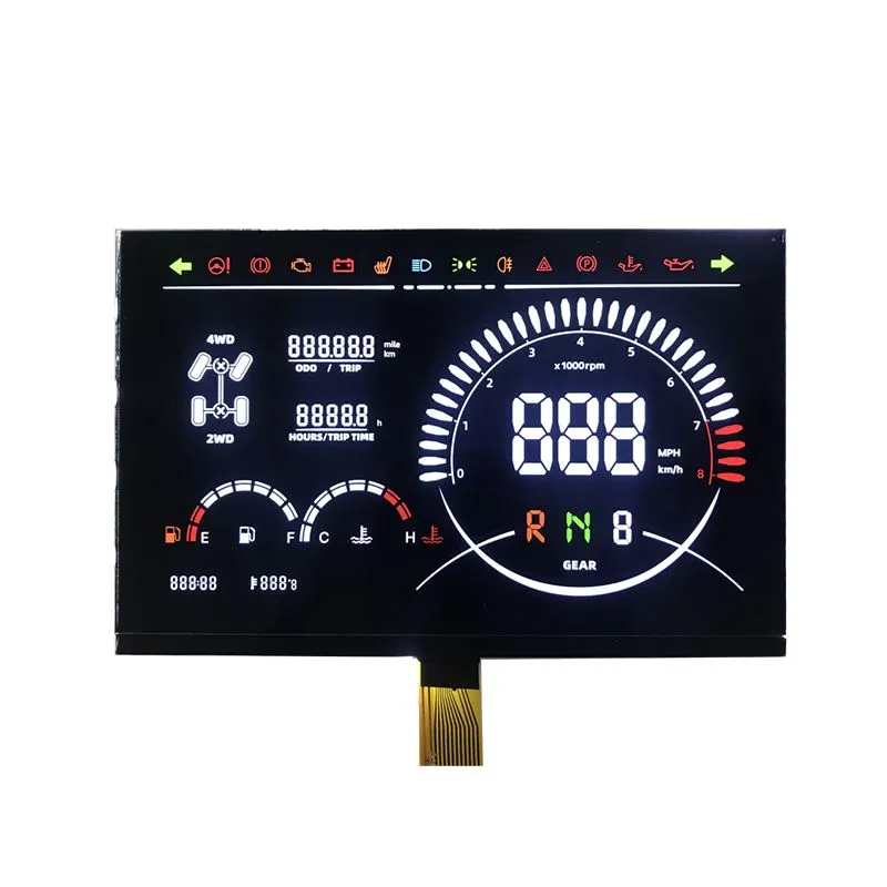 Segment LCD display module